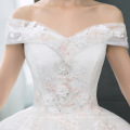 Pink Appliques Fairy Women Dress 2018 Wholesale China Suzhou Wedding Dresses Cheap Women Bridal Gowns